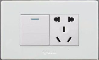 86型暗裝電器10A五孔墻壁開關插座與118型的區別詳解